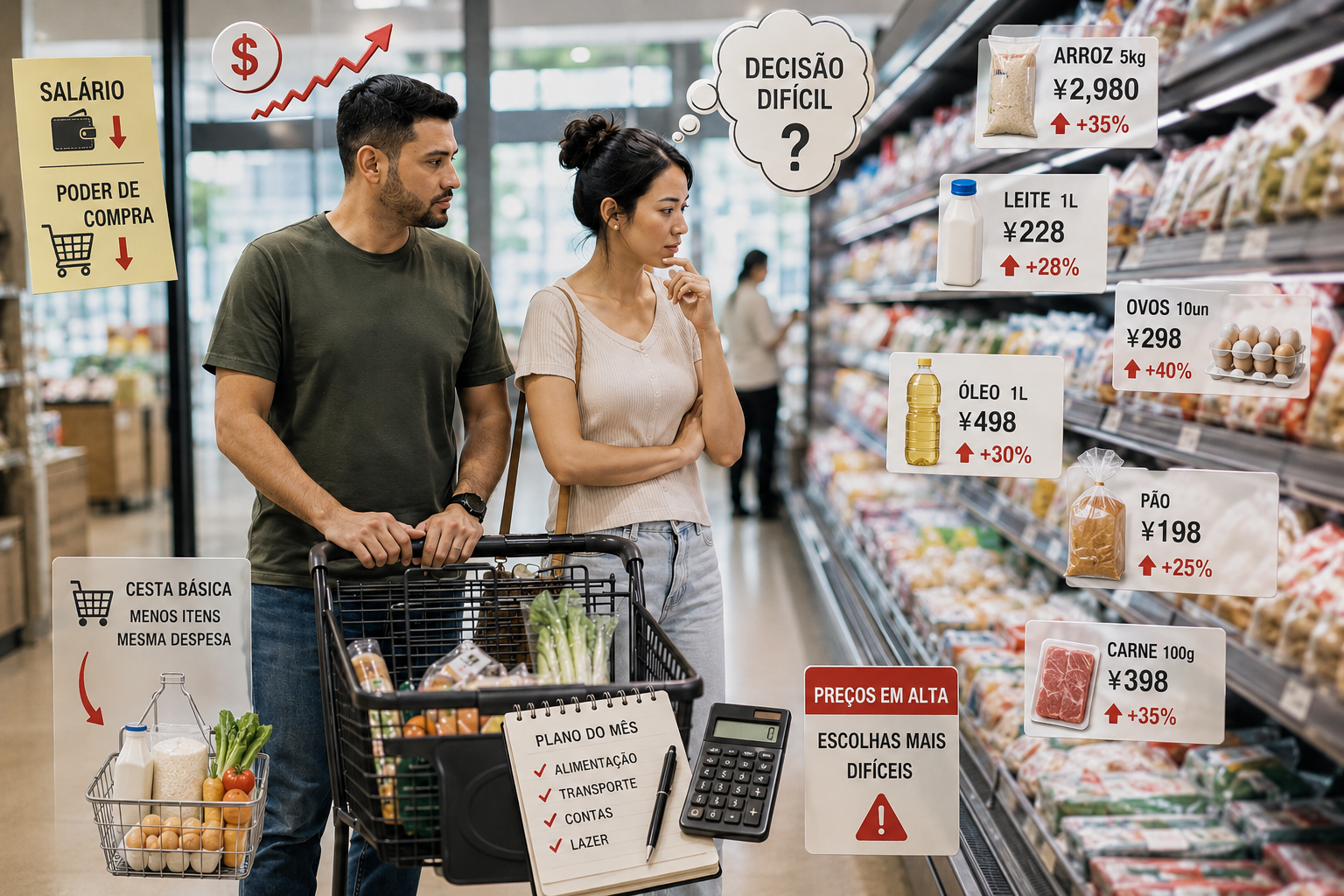 Inflação no Japão: os salários realmente estagnaram? Entenda por que muitas famílias sentem que o dinheiro rende menos