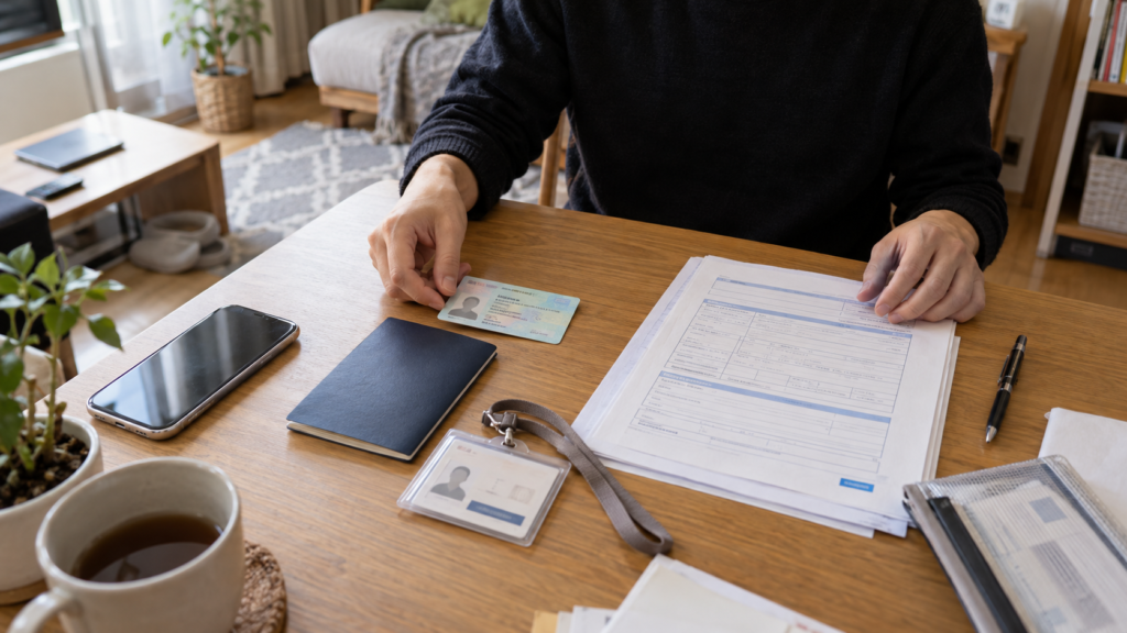 Documentos usados para abrir uma conta bancária no Japão